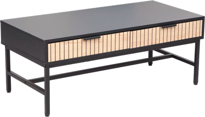 Журнальный столик Signal Mago L1 100x48x40 (дуб/черный матовый)