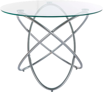 Обеденный стол Signal Orbit 100 (прозрачный/хром)