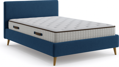 Полуторная кровать Sonit Narsis 140x200 шенилл Eclipse (15 синий)