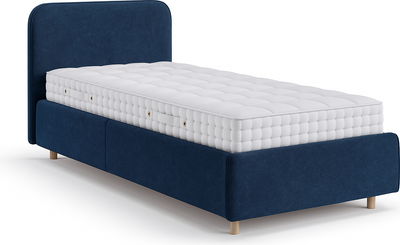 Двуспальная кровать Sonit Mia 160x200 шенилл Eclipse (15 синий)