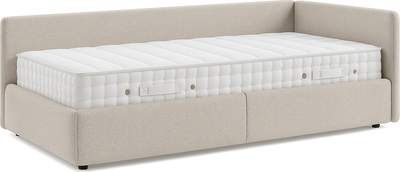 Кровать-тахта Sonit Nicole правый 90x200 шенилл Eclipse (01 светло-бежевый)