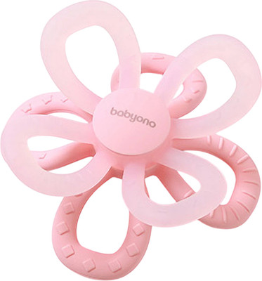 Прорезыватель для зубов BabyOno Цветок / 1596/01 (розовый)