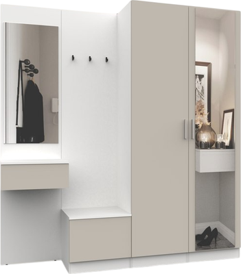 Секция в прихожую Интермебель Марсель-111 / МР 01-111 (кашемир)