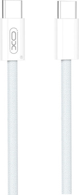 Кабель XO NB-Q260A 60W Type-C Type-C (белый, 1,5м)