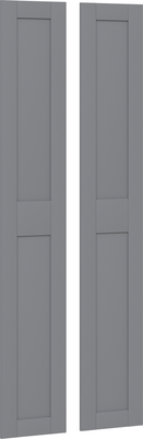 Комплект дверей для корпусной мебели Mio Tesoro Макс 2.06.14.340.4 (серый)