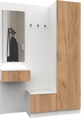 Секция в прихожую Интермебель Марсель-105 / МР 01-105 (дуб крафт золотой)