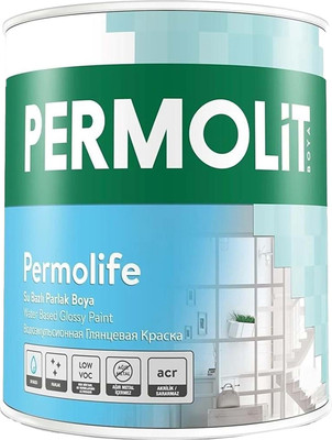 Краска PERMOLIT Permolife в/д для дерева и металла База 1 (750мл, глянцевый)