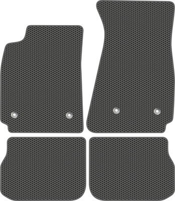 Комплект ковриков для авто Alicosta 0085_1_сер для Audi A4 I B5 1995-2000 (EVA соты, серый)