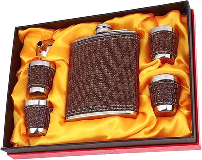 Фляга YYC №4 (фляжка, 4 рюмки, воронка)