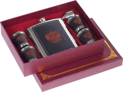 Фляга YYC №6 (фляжка, 4 рюмки, воронка)