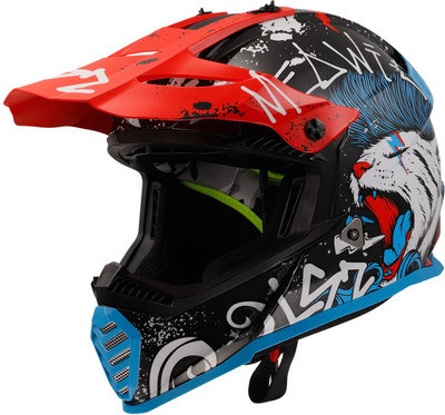 Мотошлем LS2 MX1299 (MX437) Fast II Mini Starmaw (M, черный)