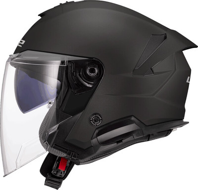 Мотошлем LS2 OF618 Verso II Solid (M, матовый черный)