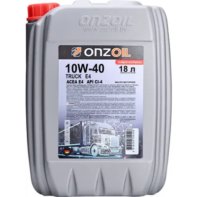 Моторное масло Onzoil Truck 10W40 E4 / 210380 (18л)