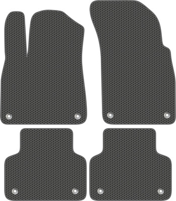 Комплект ковриков для авто Alicosta 0125_1_сер для Audi Q8 I SUV/4MN 2018-н.в. (EVA соты, серый)