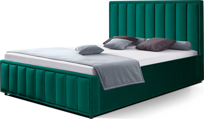 Двуспальная кровать ФорестДекоГрупп Стелла 2 160x200 без ПМ (Veluta Lux 33)