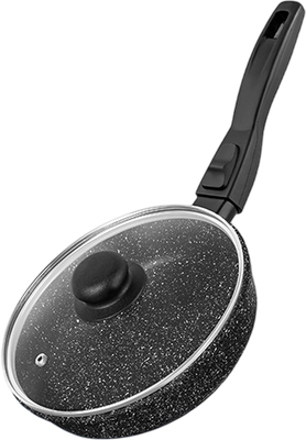 Сковорода Elan Gallery Гармония вкуса / 121170 (18см, черный мрамор)