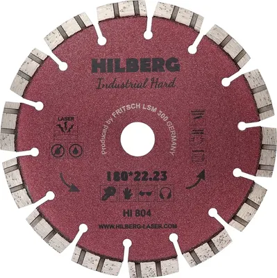 Отрезной диск алмазный Hilberg HI804