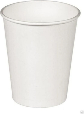 Набор бумажных стаканов Паксервис 250мл / 188974 (50шт, белый)