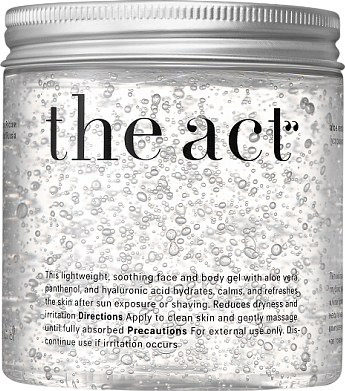 Гель для лица The Act Успокаивающий для лица и тела Алоэ вера (250мл)