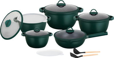 Набор кухонной посуды FeisiLang FL-S022YE (зеленый)