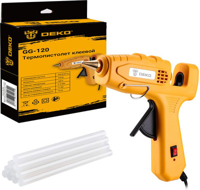 Клеевой пистолет Deko GG-120 SET2 / 084-1092