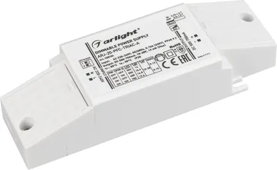 Блок питания для светильника Arlight ARJ-20-PFC-TRIAC-A 20W 500-700mA / 028186