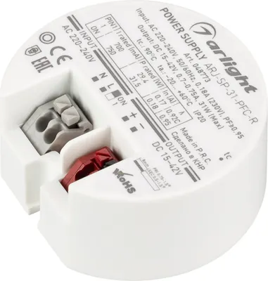 Блок питания для светильника Arlight ARJ-SP-31-PFC-R 31W 15-42V 0.7-0.75A / 048773