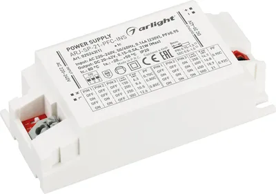 Блок питания для светильника Arlight ARJ-SP-21-PFC-INS 21W 20-42V 0.15-0.5A / 025243(1)