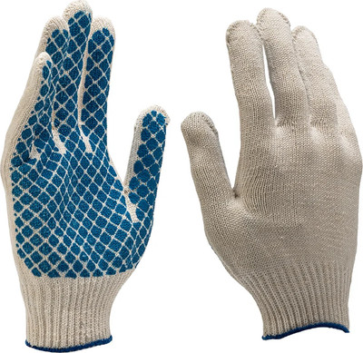 Перчатки защитные СибрТех 6 нитей 67713