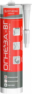 Герметик акриловый Огнеза Противопожарный Огнеза-ВГ (310мл, белый)
