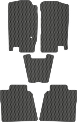 Комплект ковриков для авто Alicosta 1727_1_сер для Ford Explorer III SUV/U152 2001-2005 (EVA соты, серый)