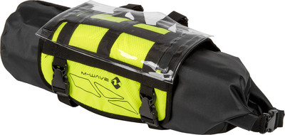 Сумка велосипедная M-Wave BP Front (черный/неоновый желтый)