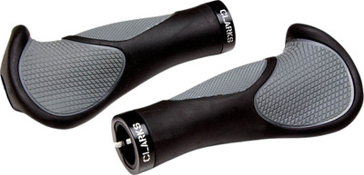 Грипсы для велосипеда Clarks CE-233 TwoSideLock / 3-476 (черный/серый)