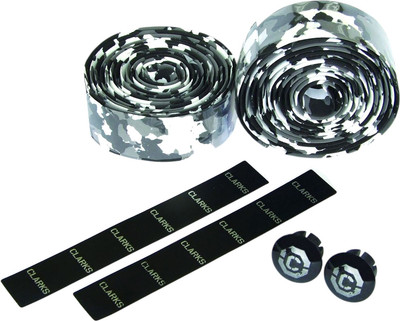 Обмотка руля для велосипеда Clarks CHBT-28 / 3-185 (черный/белый)