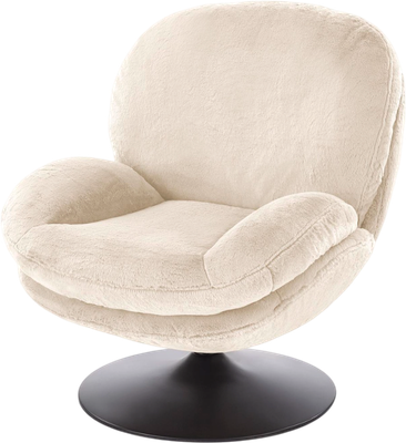 Кресло мягкое Halmar Shell (кремовый)