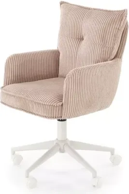 Кресло офисное Halmar Dumbo (светло-розовый/белый)