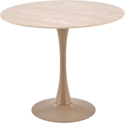 Обеденный стол Halmar Tolio 90 (травертин/кашемир)