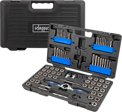 Резьбонарезной набор Scheppach Sch-M076-3 (64505), (76шт)