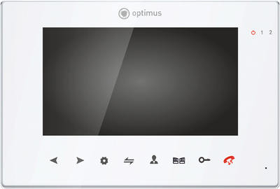 Монитор для видеодомофона Optimus VMH-7.1 / В0000011436 (белый)