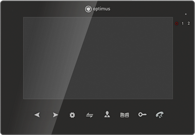 Монитор для видеодомофона Optimus VMH-7.1 / В0000011437 (черный)