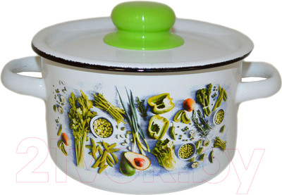 Кастрюля Appetite Свежая зелень 1с16с/1 (2.9л)