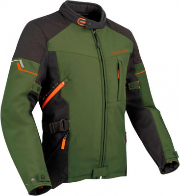 Мотокуртка BERING Cobalt BTV709-XXL (XXL, хаки/черный)