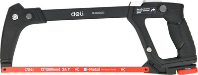 Ножовка Deli RS EDL353812G по металлу (300мм, черный/красный)