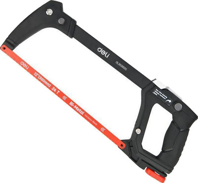 Ножовка Deli EDL353812G (черный/красный)