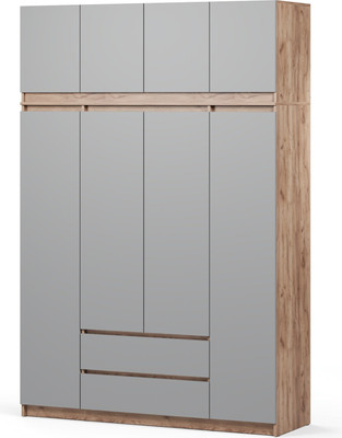 Шкаф Soma ШК-4 160-235 (дуб крафт золотой/серый)