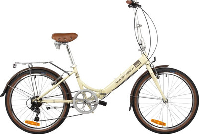 Велосипед Novatrack Aurora 24 / 24FAURORA6S.BG4 (бежевый, разобранный, в коробке)