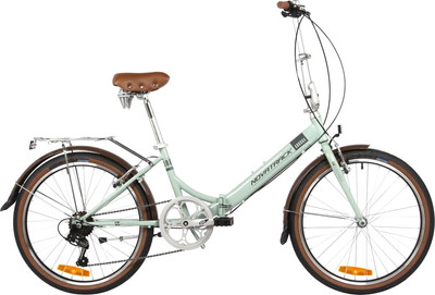 Велосипед Novatrack Aurora 24 / 24FAURORA6S.BL4 (светло-бирюзовый, разобранный, в коробке)