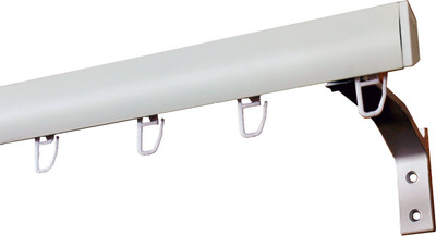 Карниз для штор Divades Калитва 30x15мм 1-рядный / 90112200 (белый, 2.0м)