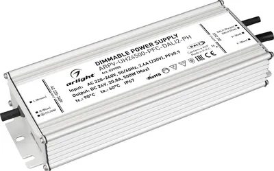 Блок питания для светильника Arlight ARPV-UH24500-PFC-DALI2-PH 24V 20.8A 500W / 039955