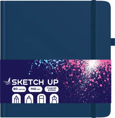 Скетчбук Listoff Sketch Up / СК5805334 (ночной)